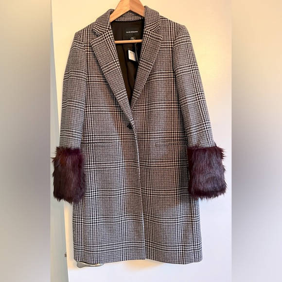Club Monaco Starella Plaid Coat - NWt - Picture 3 of 7